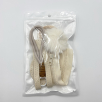Haut de gamme bricolage porte-clés sac Kit de breloque en cuir fait à la main par luxe Niche Couple luxe cuir artisanat porte-monnaie écouteur sac