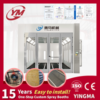 Cabina de Pintura para Autos con Horno de Secado y Sistema de Calentamiento para Taller de Reparación de Carrocería, con Certificación CE