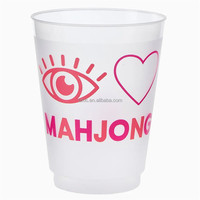 Ensemble de 6 gobelets en plastique givrés de 16 oz, design de gobelets Mah Velous