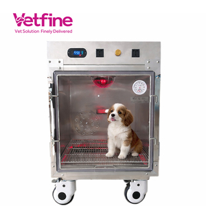 Jaulas de exhibición y transporte para mascotas de acero inoxidable combinables de alta calidad para hospitales y clínicas veterinarias - Product Image 1