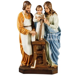 Sculpture en résine grandeur nature, figurines en fibre de verre <span class=keywords><strong>Marie</strong></span>, Saint Joseph et l'enfant <span class=keywords><strong>Jésus</strong></span> - Product Image 3