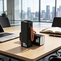 Nouvelle tendance : Batterie externe pour ordinateur portable avec câble, charge rapide PD 100W, 20000 mAh, pour MacBook, idéale pour l'extérieur