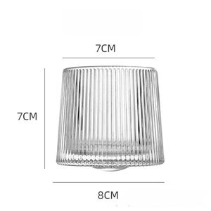 Venta al por mayor de diseño de alta calidad exquisita astilla vaso de vidrio para whisky tipo volcánico vaso de vidrio para whisky - Product Image 4