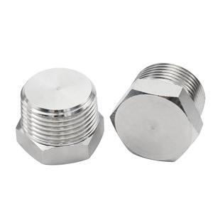 Bouchon de tuyau hexagonal en acier inoxydable à huit directions 304L 1/2 pouce 2/3 pouce 4/5 pouce 6/5 pouce 1 pouce pour usage mécanique - Product Image 1