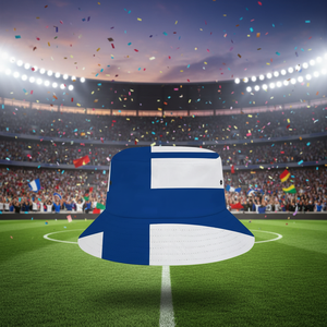 Chapeau de pêcheur unisexe d'été pour la plage, casquette de plage avec drapeau finlandais, chapeau bob pour hommes et femmes pour les voyages - Product Image 4