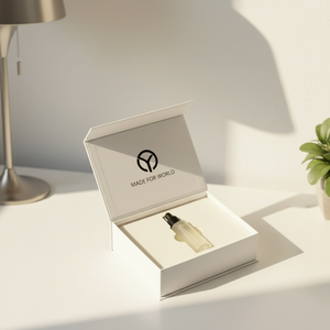 Emballage en carton <span class=keywords><strong>de</strong></span> luxe avec couvercle magnétique personnalisé, boîte cadeau rigide minimaliste haut <span class=keywords><strong>de</strong></span> gamme pour cosmétiques et soins <span class=keywords><strong>de</strong></span> la peau - Product Image 1