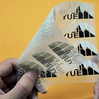 Logo en silicone 3D personnalisé autocollants d'impression par transfert de chaleur à haute densité pour vêtements de sport étiquette de vêtements à bas quantité minimale de commande prix d'usine