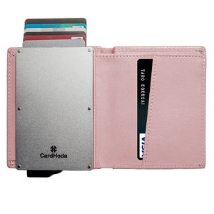 <b>Women</b> Short PU Leather <b>Wallet</b> with Open Closure Anti-Theft RFID <b>Card</b> Holder Name <b>Card</b> Holder by Bank Fashion Accessory - Product Image 2