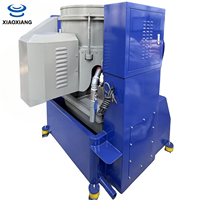 Machine de polissage à disque vertical 120L, moteur 4kW, déchargement automatique, production en série, traitement des pièces en acier, ébavurage