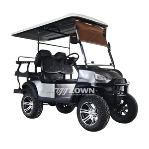 Carrito de golf eléctrico personalizado de 6 plazas, 48V/72V, para hoteles y zonas turísticas. - Product Image 4