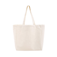 Bolso de compras de lona de algodón reutilizable de color sólido liso con parte inferior y lados, bolso de lona personalizado con logotipo personalizado