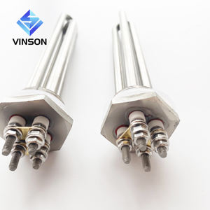 Résistance de chauffage à immersion industrielle tubulaire à bride en acier inoxydable électrique 12V CC 300W 600 <span class=keywords><strong>Watt</strong></span> - Product Image 4