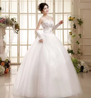 NDC10050 Nouvelle robe de mariée version coréenne, épaules dénudées, robe de mariée slim, grande taille, dentelle de mariée, bretelles