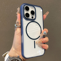 Coque de téléphone à chargement magnétique puissant Desert Gold pour iPhone 16 15 14 13 12 11 Pro Max Plus, antichoc, dos transparent en PC