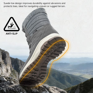 <span class=keywords><strong>Chaussures</strong></span> de <span class=keywords><strong>randonnée</strong></span> urbaines imperméables et antidérapantes pour femmes, en nubuck thermique, avec logo personnalisé OEM ODM, en promotion - Product Image 5