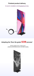 Afficheur LED pliable à trois volets P1.8 P2 P2.5 P3 de haute qualité avec contrôle intelligent – Vente chaude - Product Image 3