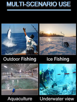 Joran Pancing dengan Monitor 4.3" & Kamera Bawah Air |   Ideal untuk Memancing di Es & Laut
