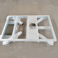 Châssis de remorque de gestion du trafic OEM |   Châssis en acier sur mesure pour VMS, panneaux de signalisation et remorques de feux de circulation portables