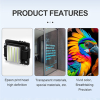 Printer Inkjet UV-LED Otomatis 4-Kepala I3200 1.8m untuk Billboard Foto Luar Ruangan Roll-to-Roll Printer Kartu Kecepatan Tinggi