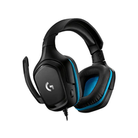 Logitech G431 7.1 Surround Sound Gamer Headset Ergonomie Casque de jeu filaire pour bureau de jeu PC PS