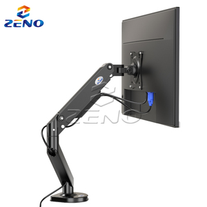 Zeno Nhiệm Vụ Nặng Nề Cơ Khí Mùa Xuân Màn Hình Cánh Tay Cho 17-32 Inch Màn Hình VESA 75/100, Có Thể Điều Chỉnh Nghiêng & Xoay, Bàn Kẹp Núi - Product Image 4