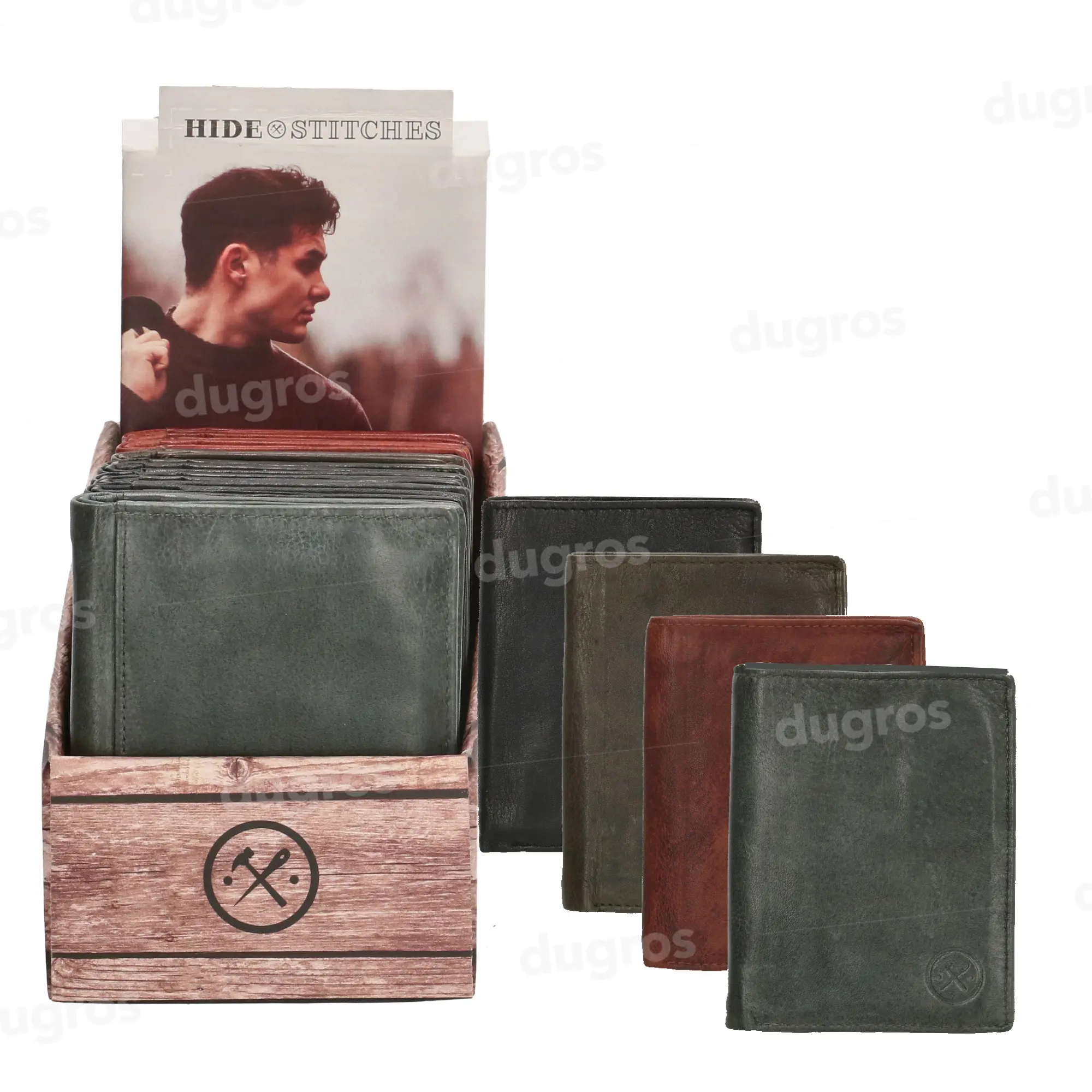 High Quality RFID antiskimming soft cow male leather wallet for storaging cards and money