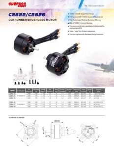 Motor sin Escobillas SURPASS HOBBY Outrunner <span class=keywords><strong>2830</strong></span> 750KV 850KV 1000KV <span class=keywords><strong>1300KV</strong></span> para Aviones RC de 300g-700g, Planeadores de Ala Fija, Warbirds y Juguetes - Product Image 6