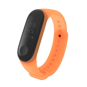 Claro TPU de silicona Mi band4 correa de la correa de muñeca de silicona de la correa para <span class=keywords><strong>xiaomi</strong></span> mi banda 3 pulsera inteligente - Product Image 3