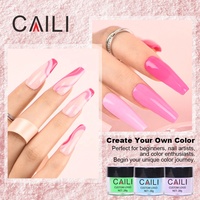 Kit de poudre à ongles 3 en 1 OEM, 60 couleurs, séchage rapide, non toxique, décoration d'ongles, ensemble de poudre acrylique DIY, personnalisé