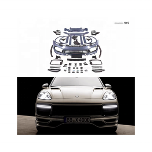 Convient pour Porsche <span class=keywords><strong>Cayenne</strong></span> <span class=keywords><strong>2018</strong></span> à 2021 9Y0 Kit de carrosserie de haute qualité Turbo Style TKT pare-chocs avant diffuseur arrière Kit <span class=keywords><strong>2018</strong></span> à 2021 - Product Image 1
