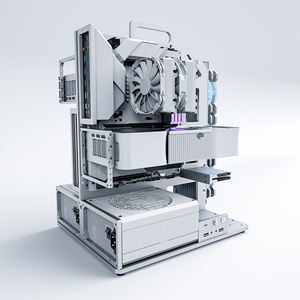 Socooler SOC-F élégant boîtier <span class=keywords><strong>PC</strong></span> de jeu nouveau Design ATX Aerometal avec support en aluminium utilisé <span class=keywords><strong>tour</strong></span> <span class=keywords><strong>d</strong></span>'ordinateur de jeu élégante - Product Image 4