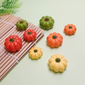 100 pièces Cabochons en résine Citrouille Kawaii Halloween, Décoration d'intérieur, Ornement de bureau, Accessoires de paysage de jardin féerique - Product Image 1