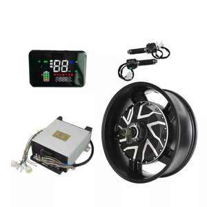 High Power Electric Motorcycle Dc Motor 17X6.0inch 12000W 96V Hub Motor Controller Power <strong>Train</strong> <strong>Kits</strong> - Product Image 1