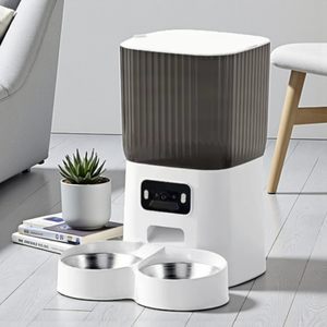 Comedero Inteligente para Mascotas con Alimentación Automática de 5.5L, Cámara HD Integrada, Doble Fuente de Alimentación, Plástico Ecológico y Duradero para Gatos de Todas las Edades - Product Image 1
