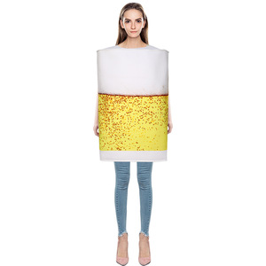 Costume de cosplay en forme de chopes de bière pour adulte, unisexe, pour fête d'Halloween et jeu de rôle à l'Oktoberfest - Product Image 5