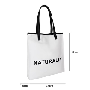 Customized Vintage <b>White</b> Canvas Bohemian Tote <b>Bag</b> Ladies Eco Casual Sporty Dress Fashion Portable Shoulder Handbag Double - Product Image 3
