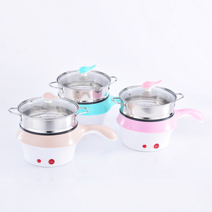 Mini poêle électrique multifonctionnelle <span class=keywords><strong>Wok</strong></span> électrique antiadhésif de petite puissance pour la cuisson des nouilles Shark Small Electric - Product Image 4