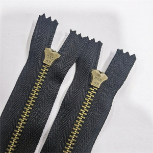 Khóa kéo quần jean bán tự động bằng đồng thau, khóa kéo nylon, mẫu miễn phí, nhà máy sản xuất đồng thau, tùy chỉnh - Product Image 3