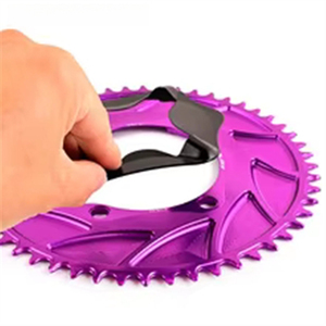 Cache-<span class=keywords><strong>pédalier</strong></span> aérodynamique pour vélos de route R7000/R7100/R8100/R9200, en alliage d'aluminium 110BCD - Product Image 2