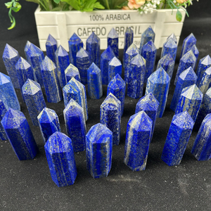New Arrival Chất lượng cao <span class=keywords><strong>Lapis</strong></span> <span class=keywords><strong>Lazuli</strong></span> tháp bán quý đá quý <span class=keywords><strong>Lapis</strong></span> điểm Wands cho thiền - Product Image 2