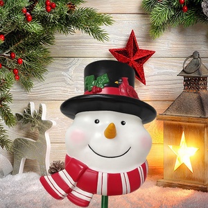 OEM/ODM Custom Blow Mold Christmas Decorations Plastic <b>Crafts</b> Christmas Snowman with <b>Light</b> - Product Image 2