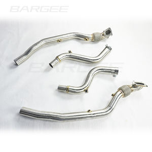 Tuyau de descente à cellule Bargee pour <span class=keywords><strong>DODGE</strong></span> 2011-UP Challenger ou chargeur <span class=keywords><strong>V6</strong></span> 3.6L tuyau d'échappement en acier inoxydable kit de tuyau de descente - Product Image 4