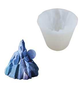 Molde de Silicona 3D con Forma de Volcán, Ecológico y Apto para Lavavajillas, para Hacer Velas, Jabones y Dulces - Product Image 3