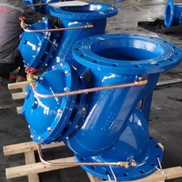 Vanne de réduction et de maintien de pression, type wafer à commande pilote, réglable en fonte pour l'alimentation en eau