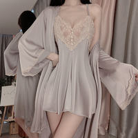 Conjunto de Pijama de Satén para Mujer, Bata de Seda, Ropa de Dormir Suave y Cómoda para el Hogar, Ideal para el Descanso y la Relajación Diaria