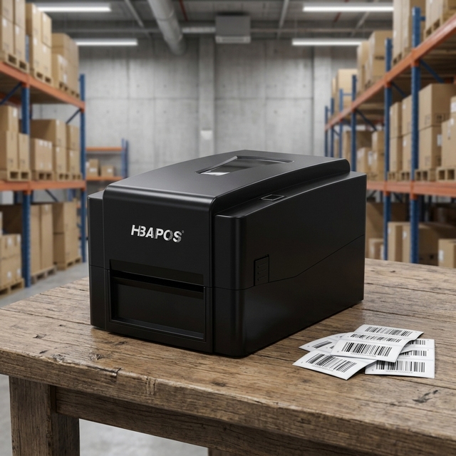 HBA-T4302 Thermal Transfer Label Printer 4inch  bluetooth Printer Thermal Sticker Shipping Label Printer