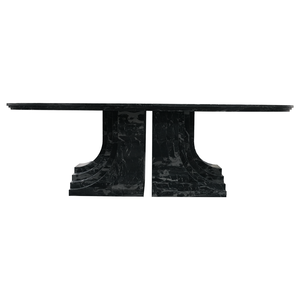 Nhà hàng tùy chỉnh hiện đại bàn ăn bằng đá cẩm thạch màu đen - Product Image 3