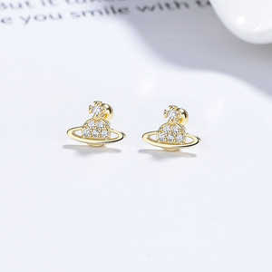 Venta Directa de Fábrica, Pendientes de Aro de <span class=keywords><strong>Plata</strong></span> de Ley S925 con Circonita de Moda, Novedad 2025, Regalo para Mujer, Venta al por Mayor - Product Image 6