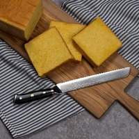 Ensemble de couteaux de chef japonais Zhang Xiao Quan - 6 pièces, couteaux de cuisine multifonctionnels ambidextres, manches G10, lames en acier Damas
