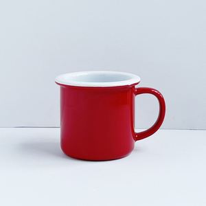 Tazza in Ceramica Blu Navy Maculata con Scritta '<span class=keywords><strong>Dream</strong></span> BIG', Tazza da Caffè Stile Campeggio, Stoviglie in Gres, Forniture Aziendali - Product Image 4